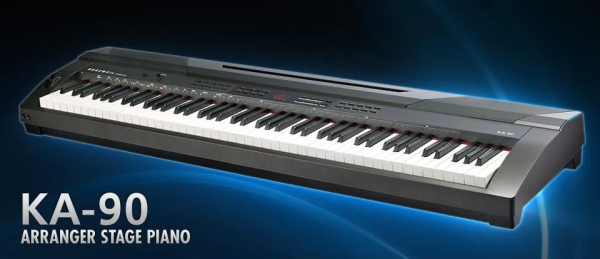 Kurzweil KA-90 Arranger Stage Piano with 88 Graded-Hammer Keys